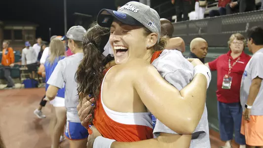 Kourtney Keegan, hug, NCAA Championship