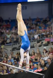 Maegan Chant - uneven bars at 2017 NCAA Super Six 4-15-17