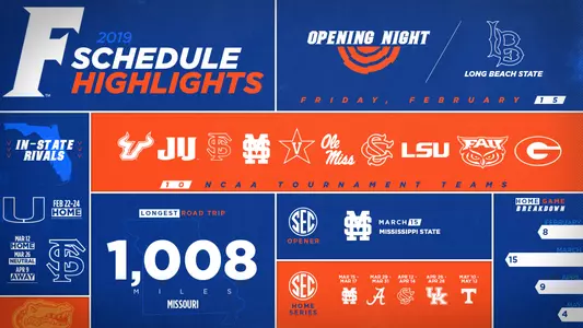 2019 BB Schedule Highlights
