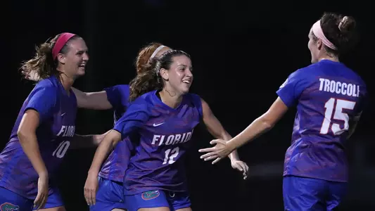 Sammie Betters (#12) and Sarah Troccoli (#12), Tess Sapone (#10) - vs Washington 8-17-18