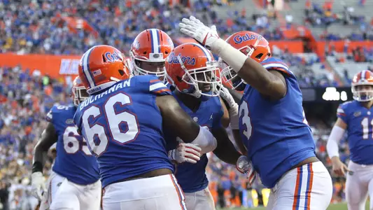 Gators Celebrate (vs. Missouri, 2018)