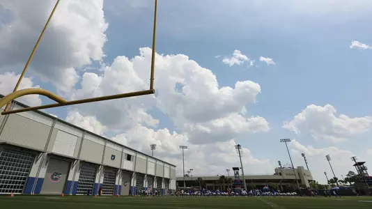 during the Gators' practice on Monday, April 3, 2017 at J. Rex Farrior, III Field in Gainesville, Fla. / UAA Communications photo by Tim Casey