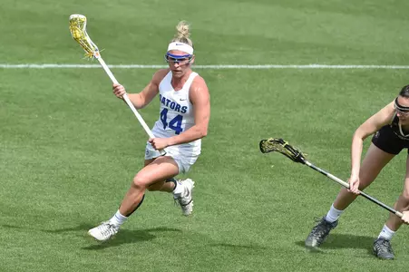... during the Gators' lacrosse game against the Colorado Buffaloes on Sunday, February 11, 2018 in Donald R. Dizney Stadium in Gainesville, FL / UAA Communications photo by Jim Burgess