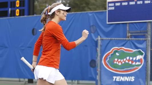 Peggy Porter fist pump