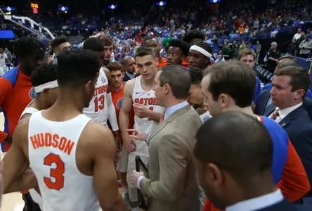 Huddle vs Arkansas in SEC Tournament