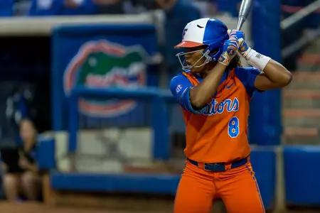 Aleshia Ocasio at-bat against Kentucky on March 10, 2018
