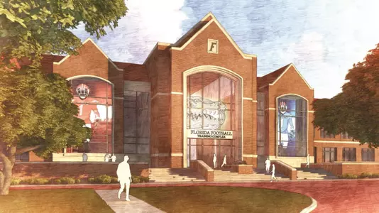 Football Operations Building Rendering