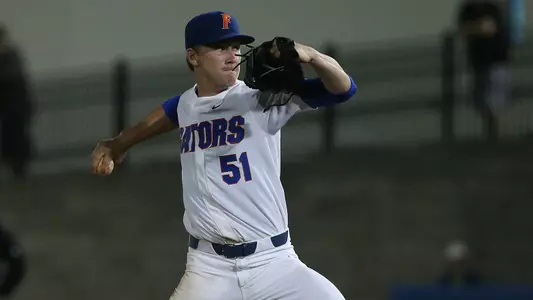 during the Gators' game against the Vanderbilt Commodores on Friday, March 30, 2018 at McKethan Stadium in Gainesville, FL / UAA Communications photo by Madison Ross