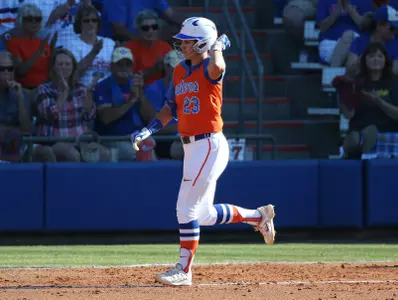 Nicole DeWitt during the Gators' game against the Alabama Crimson Tide in the NCAA Super Regionals on Saturday, May 27, 2017 at Katie Seashole Pressly Softball Stadium in Gainesville, FL / UAA Communications photo by Tim Casey
