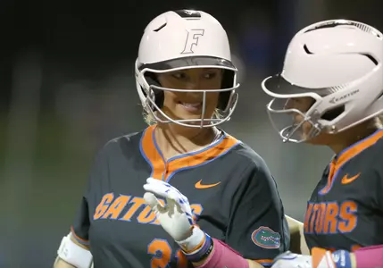 Kayli Kvistad during the Gators' 9-0 win against the UNF Ospreys on Wednesday, February 14, 2018 at Katie Seashole Pressly Softball Stadium in Gainesville, Fla. / UAA Communications photo by Allison Curry