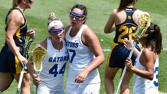 Shannon Kavanagh #17 and Sydney Pirreca #44 - vs Marquette 4-14-18