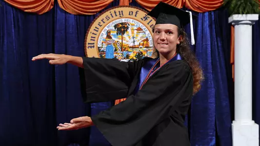 Anna Danilina, graduation chomp