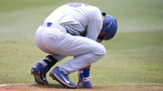 during the Gators' game against the Auburn Tigers in the NCAA Super Regionals on Sunday, June 10, 2018 at McKethan Stadium in Gainesville, FL / UAA Communications photo by Bailey LeFever