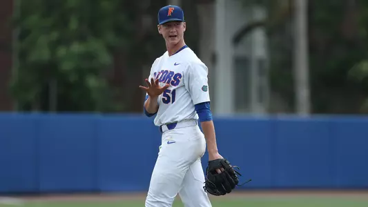 Brady Singer signal to dugout