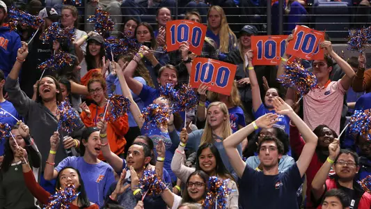 Gator gymnastics fans - 1-26-18 vs Oklahoma