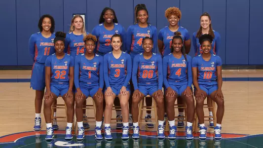 Florida Women's Basketball 2018-19 team photo