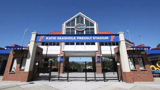 Katie Seashole Pressly Stadium Entrance