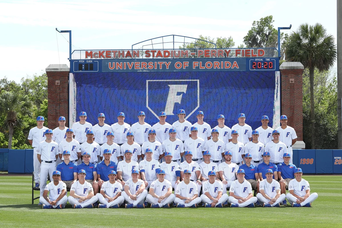 2020 Florida Baseball Team Photo