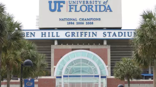 football stadium exterior