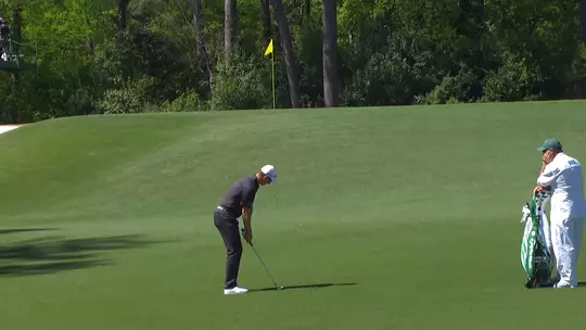 Augusta National Hole No. 3 - Flowering Peach Pitching View