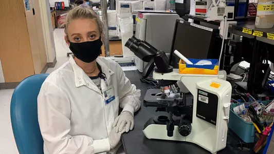 Savanna Faulconer - 2020 Shands Health internship with Medical Microbiology Laboratory