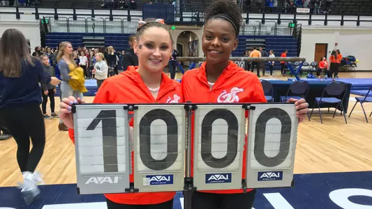 Rachel Gowey (beam) and Trinity Thomas (floor) scored 10.0 at Penn State dual - 200307