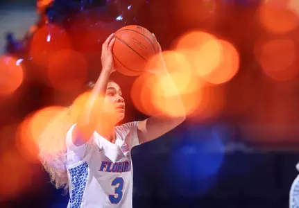 Ole Miss Rebels during the Gators' game against the XX on Thursday, February 13, 2020 at Exactech Arena at the Stephen C. O'Connell Center in Gainesville, FL / UAA Communications photo by Piper Hansen