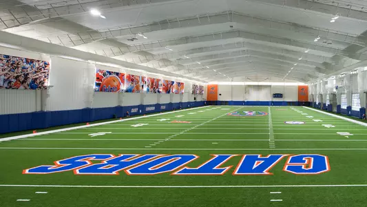 Indoor Practice Facility - Inside view south