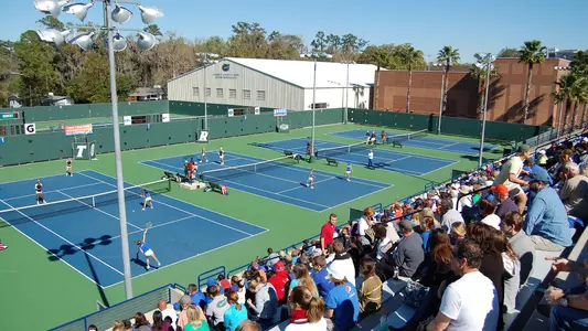 Ring Tennis Complex - Outdoor Courts with fans