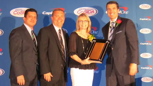 Elfi Schlegel - 2013 CoSIDA Academic All-America Hall of Fame 130612
