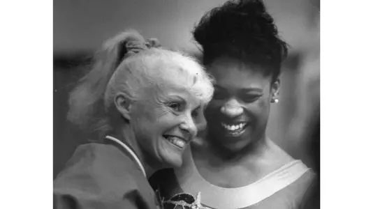 Ernestine Weaver and Pam Titus