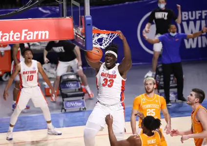 Scenes from the Gators' 75-49 win against the Volunteers.