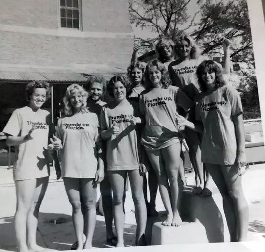 1973 Florida Women's Swimming & Diving team - AIAW runner-up