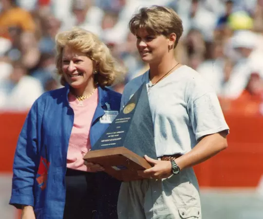 Ann Marie Rogers (left) and Nicole Haislett