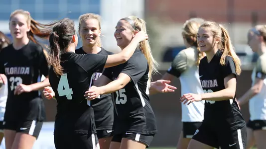Delaney Tauzel celebrates her goal