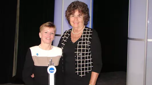Ann Woods Smith and Dr. Ruth Alexander - NCAA Silver Anniversary 070107