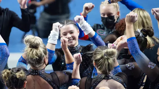 Megan Skaggs - uneven bars celebration 210226