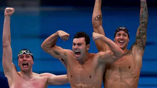 Caeleb Dressel 4x100 Final