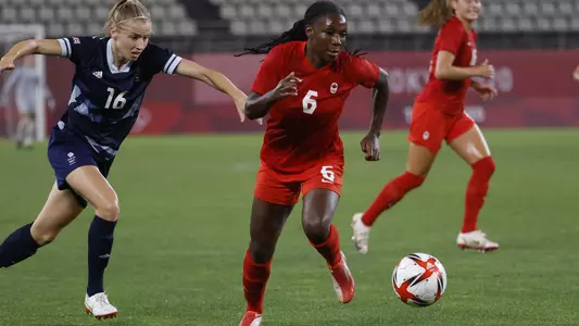 Olympics: Football-Women Group E - CAN-GBR