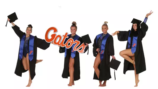 2021 Summer graduates - Leah Clapper (left), Jazmyn Foberg, Alyssa Baumann and Savannah Schoenherr