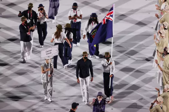 Brett Fraser - 2020 Olympic Opening Ceremonies Flag Bearer (Cayman Islands) 210723