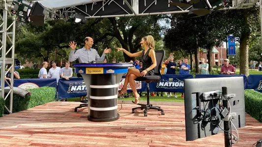 SEC Nation (Paul Finebaum, Laura Rutledge @UF vs. Bama, 2021)