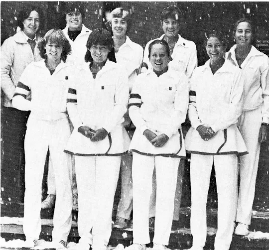 1980 Florida Women's Tennis Team