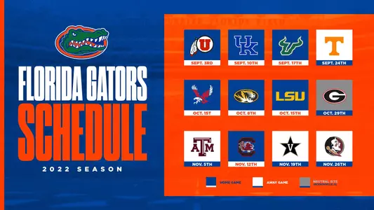 2022 schedule graphic