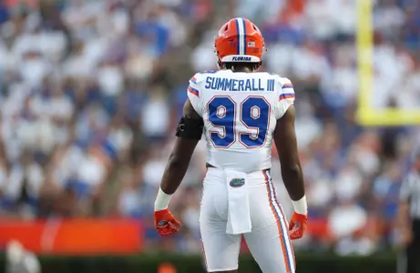 during the Gators' game against the FAU Owls on Saturday, September 4, 2021 at Ben Hill Griffin Stadium in Gainesville, Fla. / UAA Communications photo by Isabella Marley