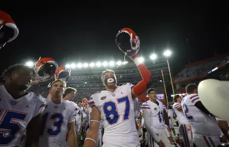 during the Gators' game against the FAU Owls on Saturday, September 4, 2021 at Ben Hill Griffin Stadium in Gainesville, Fla. / UAA Communications photo by Anissa Dimilta