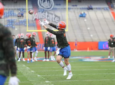 during the Gators' game against the Samford Bulldogs on Saturday, November 13, 2021 at Ben Hill Griffin Stadium in Gainesville, Fla. / UAA Communications photo by Anna Carrington