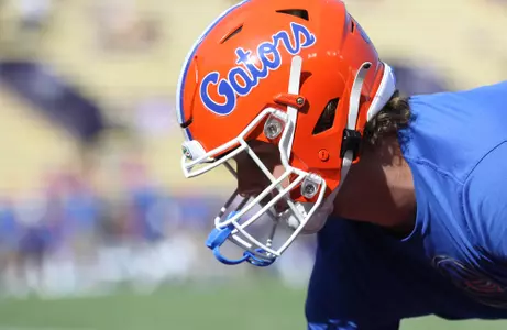 during the Gators' game against the LSU Tigers on Saturday, October 16, 2021 at Tiger Stadium in Baton Rouge, La. / UAA Communications photo by Isabella Marley