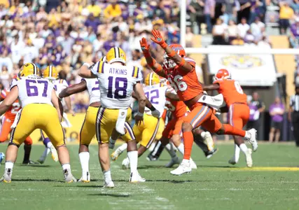 during the Gators' game against the LSU Tigers on Saturday, October 16, 2021 at Tiger Stadium in Baton Rouge, La. / UAA Communications photo by Hannah White