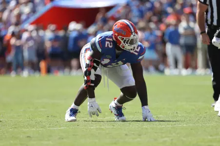 during the Gators' game against the Missouri Tigers on Saturday, October 8, 2022 at Ben Hill Griffin Stadium in Gainesville, Fla. / UAA Communications photo by Hannah White